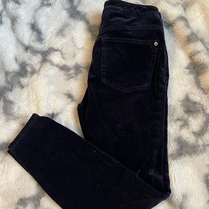 Anthropology Pilcro corduroy dark blue pants